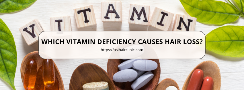 Which vitamin deficiency causes hair loss?